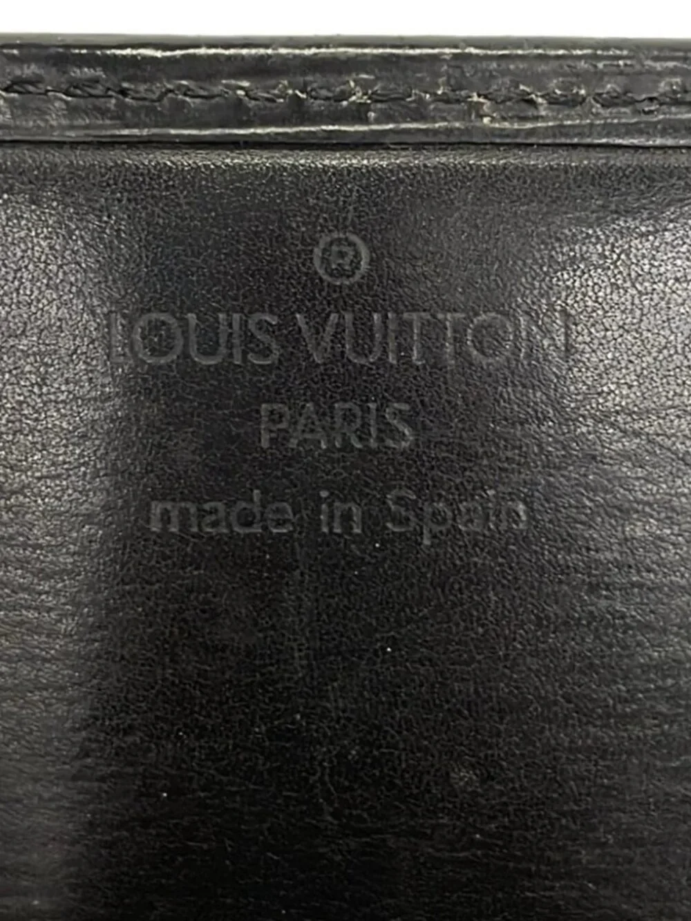 LOUIS VUITTON Porto Yen 3 Cult Credit M63532 Noir Epi LO0932 Bill Holder